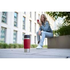 Термокружка Tefal Travel Mug Classic, 360мл, нержавіюча сталь, черво Фото 10