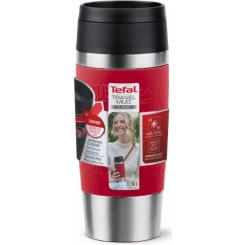 Термокружка Tefal Travel Mug Classic, 360мл, нержавіюча сталь, черво Фото 1