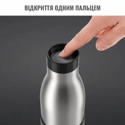 Термос Tefal Bludrop soft touch, 700мл, нержавіюча сталь, чорни Фото 4