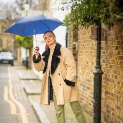 Зонт Fulton Tiny-1 L500 Navy Фото 1