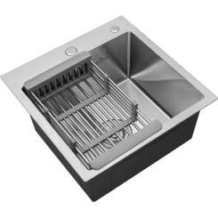 Мойка кухонная Kroner Gebürstet-4545HM Фото 2