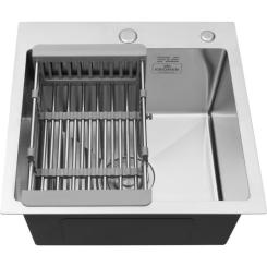 Мойка кухонная Kroner Gebürstet-4545HM Фото 4