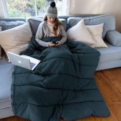 Спальный мешок Naturehike F150 NH22MSD05, правий, темно-блакитний Фото 4