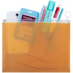 Папка на молнии Axent zip-lock А5 Waves-1 Фото 2