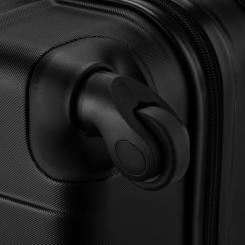 Чемодан Wenger Amplar, мала, пластик, 4 колеса, чорна Фото 10