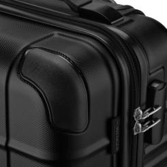 Чемодан Wenger Amplar, мала, пластик, 4 колеса, чорна Фото 11