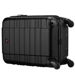 Чемодан Wenger Amplar, мала, пластик, 4 колеса, чорна Фото 7