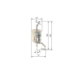 Фильтр топливный Bosch F026403026 Фото 4