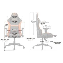 Кресло игровое Cougar Armor One V2 Gold Фото 8