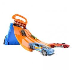 Автотрек Hot Wheels Портативный трек-контейнер с 4 равнобедренными дор Фото 3