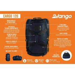 Сумка дорожная Vango Cargo 120 Moonlit Ocean (RUUCARGO0000001) Фото 7