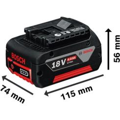 Аккумулятор к электроинструменту Bosch GBA, 18V, 4Ah, 1.1кг Фото 1