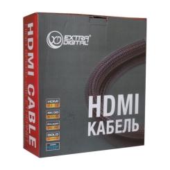 Кабель мультимедийный Extradigital HDMI M to HDMI M 10.0m V2.0 4K Фото 3