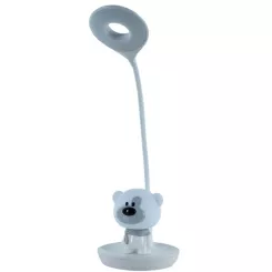 Настольная лампа Kite Bear LED з акумулятором, біла Фото 1