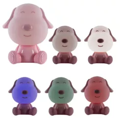 Ночник Kite Светильник LED с аккумулятором Doggy, розовый Фото 3