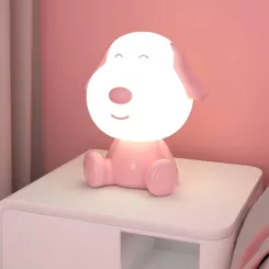 Ночник Kite Светильник LED с аккумулятором Doggy, розовый Фото 4