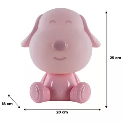 Ночник Kite Светильник LED с аккумулятором Doggy, розовый Фото 5