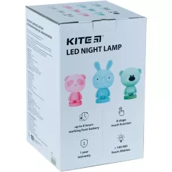 Ночник Kite Светильник LED с аккумулятором Panda, розовый Фото 2