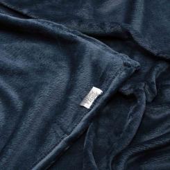 Плед Ardesto Flannel 200х220см, 100% поліестер, синій темний Фото 2