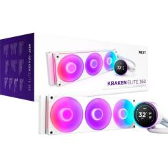 Система жидкостного охлаждения NZXT Kraken Elite RGB 360mm AIO Фото 6