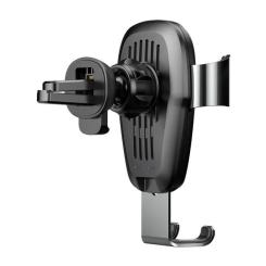 Универсальный автодержатель Baseus Metal Gravity with technology Qi 10W Фото 2
