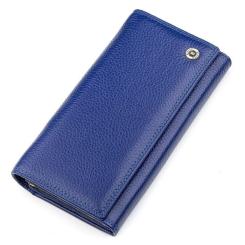 Кошелек Boston Из натуральной кожи Синий Фото