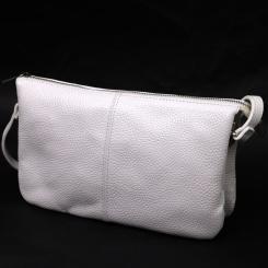 Сумка Grande Pelle Из натуральной кожи Белая Фото 1