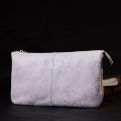 Сумка Grande Pelle Из натуральной кожи Белая Фото 7