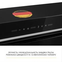 Вытяжка кухонная Weilor LUMINA WBG 66 BLACK Фото 4