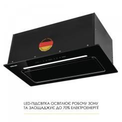 Вытяжка кухонная Weilor LUMINA WBG 66 BLACK Фото 5