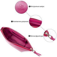 Косметичка Grande Pelle Из кожи Фуксия Фото 4