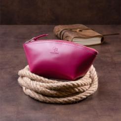 Косметичка Grande Pelle Из кожи Фуксия Фото 6