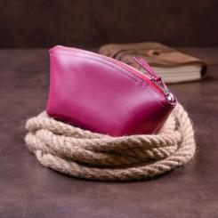 Косметичка Grande Pelle Из кожи Фуксия Фото 7