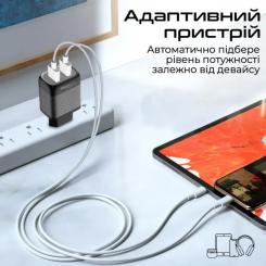 Зарядное устройство Promate 18W 2xUSB-A Фото 4