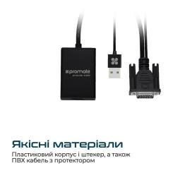 Кабель мультимедийный Promate HDMI M to HDMI M V2.0 5.0m 90° corner Фото 3