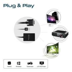 Кабель мультимедийный Promate HDMI M to HDMI M V2.0 5.0m 90° corner Фото 4