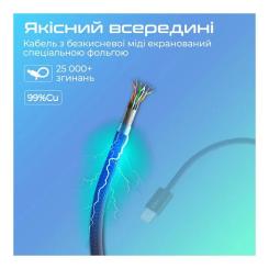 Дата кабель Promate USB-C to USB-C 2.0m Фото 4