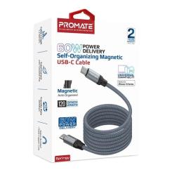 Дата кабель Promate USB-C to USB-C 1.2m Фото 1