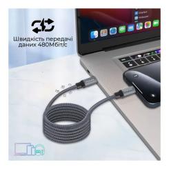 Дата кабель Promate USB-C to USB-C 1.2m Фото 3