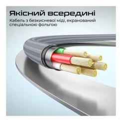 Дата кабель Promate USB-C to USB-C 1.2m Фото 4