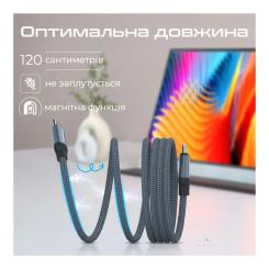 Дата кабель Promate USB-C to USB-C 1.2m Фото 7