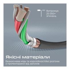 Дата кабель Promate USB-C to Lightning 1.2m Фото 5
