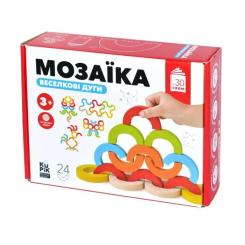 Развивающая игрушка Ігротеко Мозаїка ВЕСЕЛКОВІ ДУГИ 24 елементів Фото