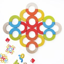 Развивающая игрушка Ігротеко Мозаїка ВЕСЕЛКОВІ ДУГИ 24 елементів Фото 4