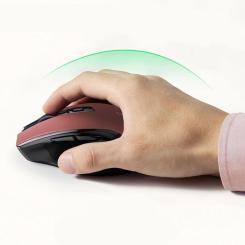Мышка Ugreen MU006 Ergonomic Wireless Red/Black Фото 2