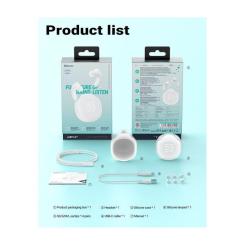Наушники Acefast T9 Porcelain White Фото 2