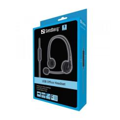 Наушники Sandberg Office USB Black Фото 2