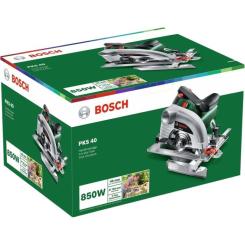 Дисковая пила Bosch PKS 40 850Вт, 130мм, 2.6кг Фото 2