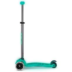 Самокат Micro Maxi Deluxe Glow LED Желейный зеленый Фото 1