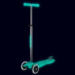 Самокат Micro Maxi Deluxe Glow LED Желейный зеленый Фото 4